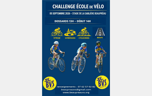 Ecole de Vélo Challenge 2026 5 septembre