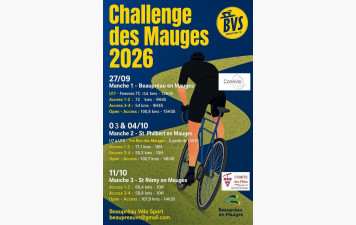 Challenge des Mauges 2026 Infos et règlements