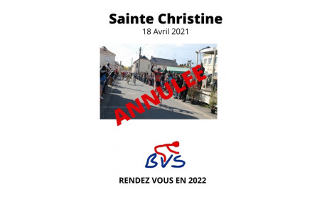 Annulation Sainte Christine 18 avril 2021