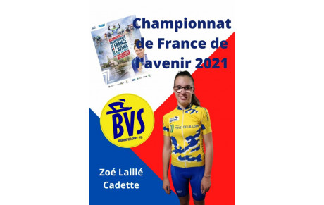 Zoé Laillé aux Championnats de France de l'Avenir