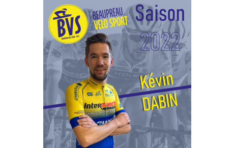 Présentation des nouveaux coureurs 2022 : Bienvenue à Kévin Dabin