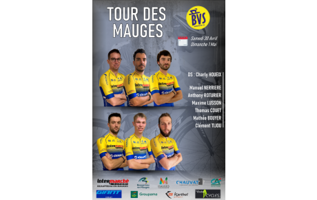 L'équipe du Beaupreau velo sport pour le Tour des Mauges 2022