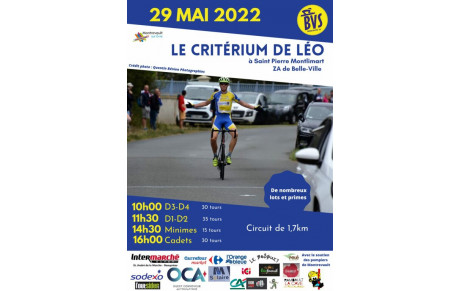 Le critérium de Léo 29 mai 2022
